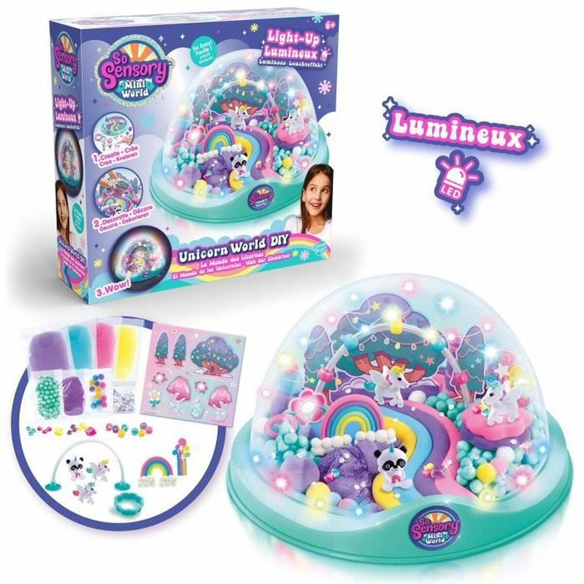 Modelling Clay Game Canal Toys So Sensory Mini World Violet-3