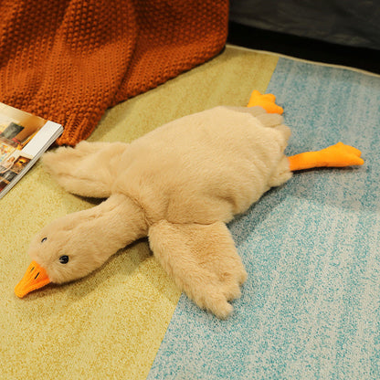 Big White Goose Doll Pillow Sleeping Plush Toy-9