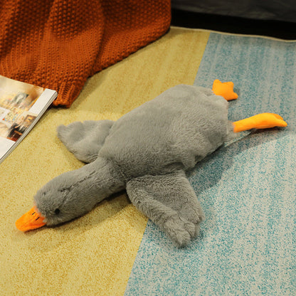 Big White Goose Doll Pillow Sleeping Plush Toy-11