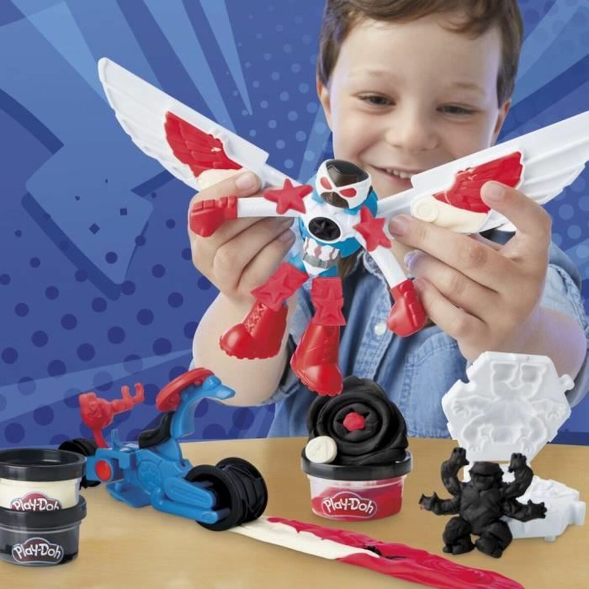 Modelling Clay Game Play-Doh Marvel-1
