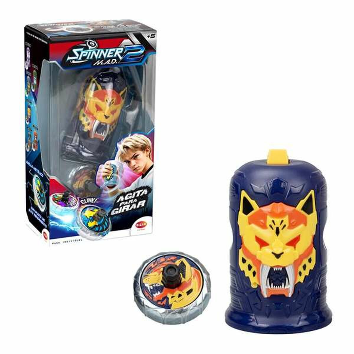 Set of spinning tops Bizak Spinner Mad 2 Shake-2