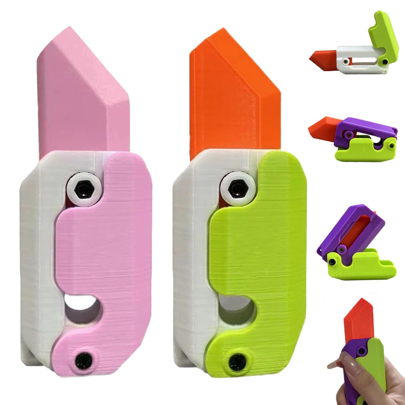 Carrot-Shaped Fidget Knife Toy for Stress Relief and Fun-0