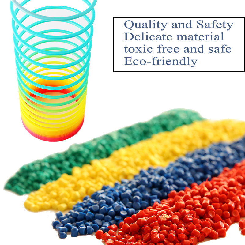 Colorful Folding Rainbow Spring Coil Toy-4