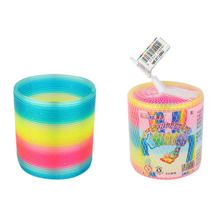 Colorful Folding Rainbow Spring Coil Toy-6