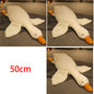 Big White Goose Doll Pillow Sleeping Plush Toy-7