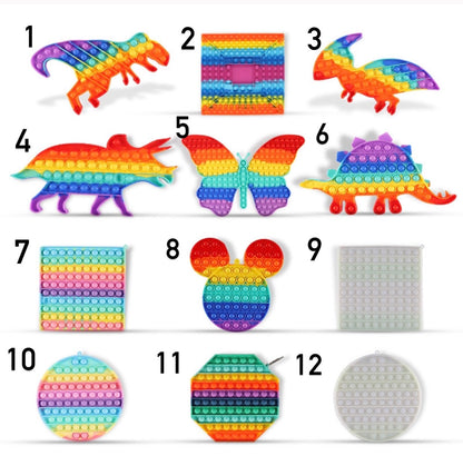 Jumbo Push Pop Fidget Toy-Fidget Sensory Toys-Animals-2